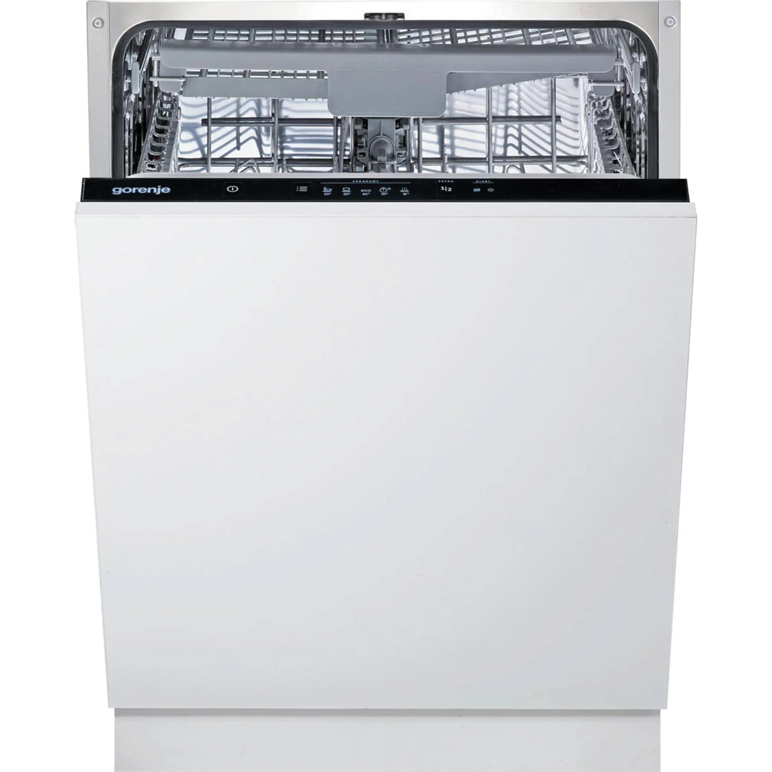 Potpuno ugradbena mašina za pranje posuđa sa kapacitetom od : 14 kompleta posuđa.