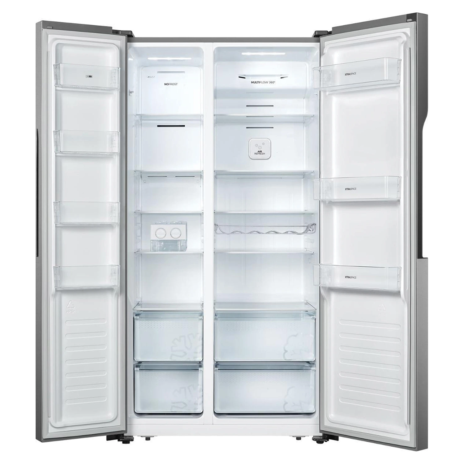 NoFrost side by side frižider sa ekranom osjetljivim na dodir.