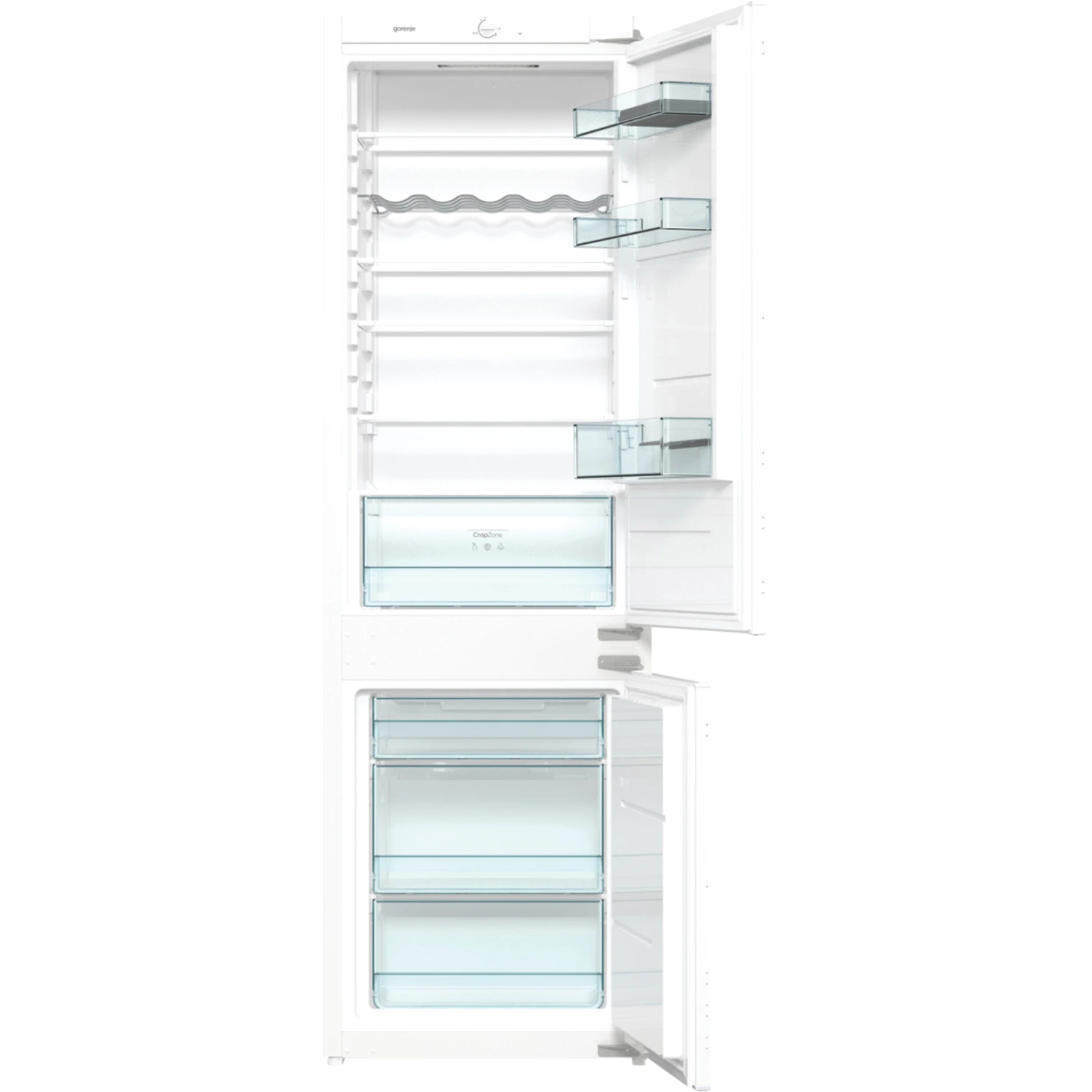 Ugradbeni kombinovani frižider sa FrostLess tehnologijom za manje nakupljanje leda.