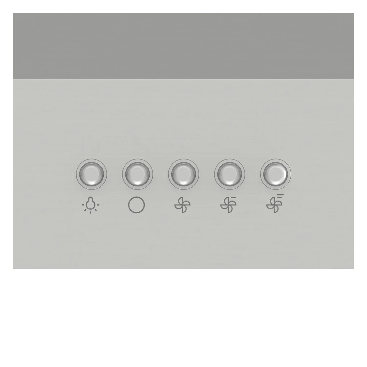 Kontrolni panel ugradbene podelementne kuhinjske nape Gorenje, siva