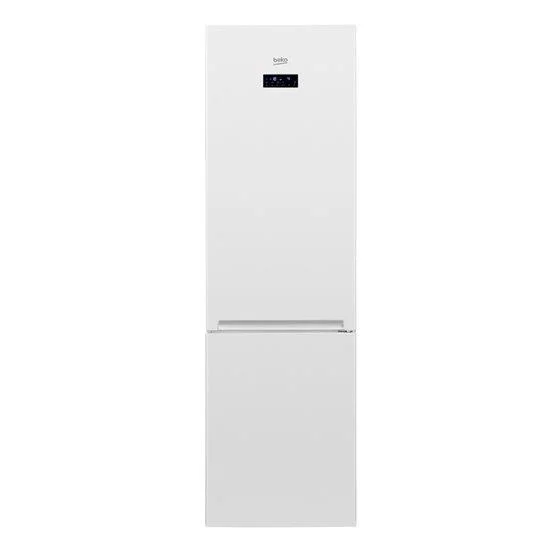 Prednja strana samostojećeg frižidera sa zamrzivačem Beko, bijeli, dvoja vrata