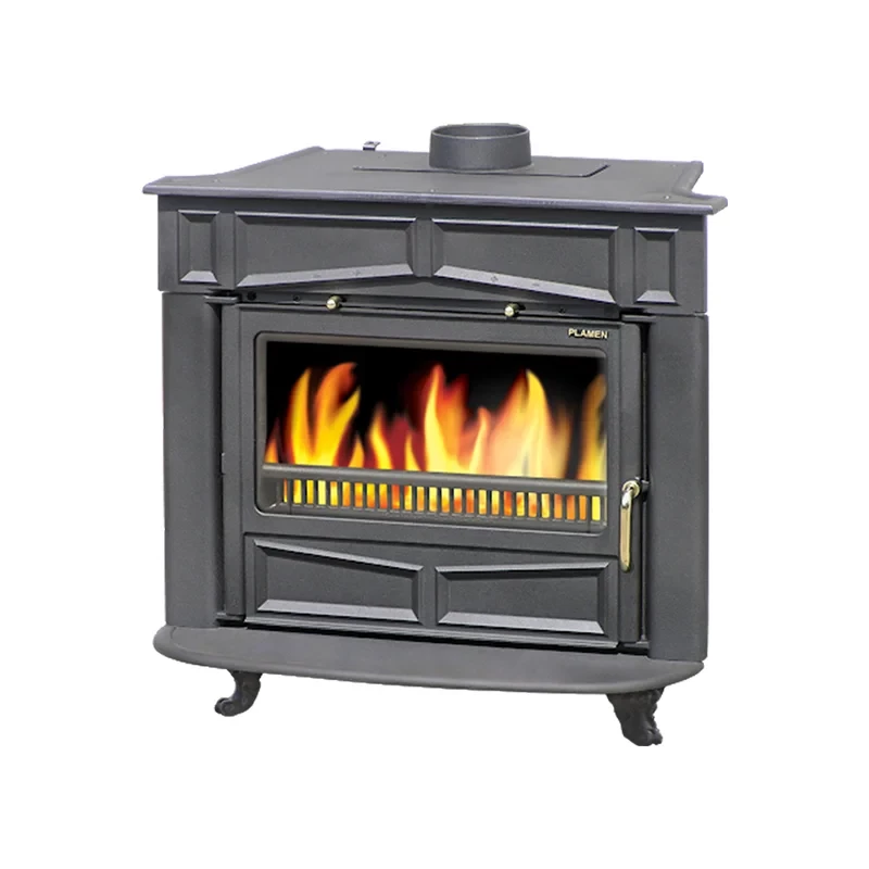 Kamin, Plamen Glas Franklin,crni
