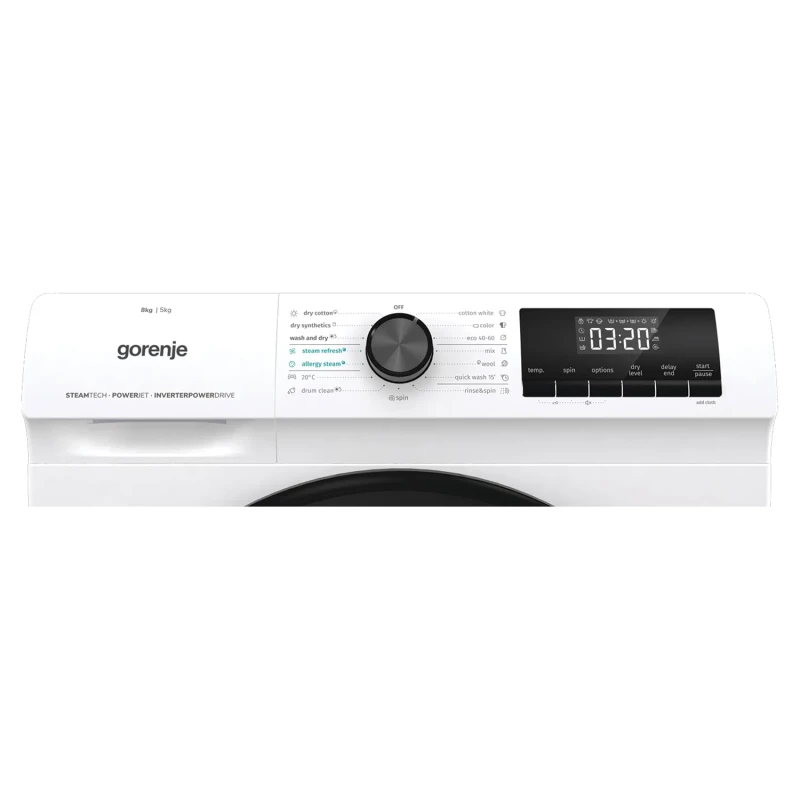 Kontrolni panel kombinovane mašine za veš Gorenje