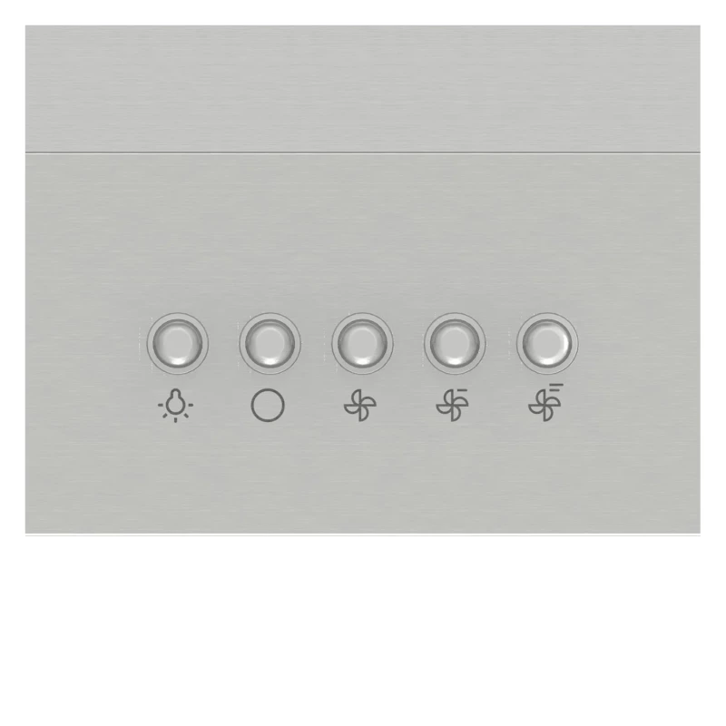 Kontrolni panel ugradbene podelementne kuhinjske nape Gorenje, siva