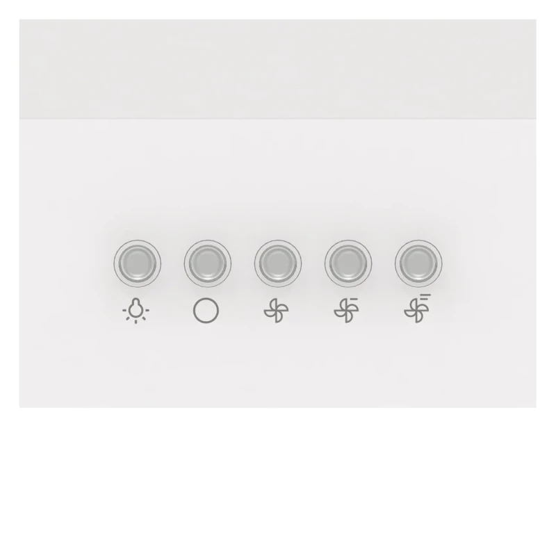 Kontrolni panel ugradbene podelementne kuhinjske nape Gorenje, bijela