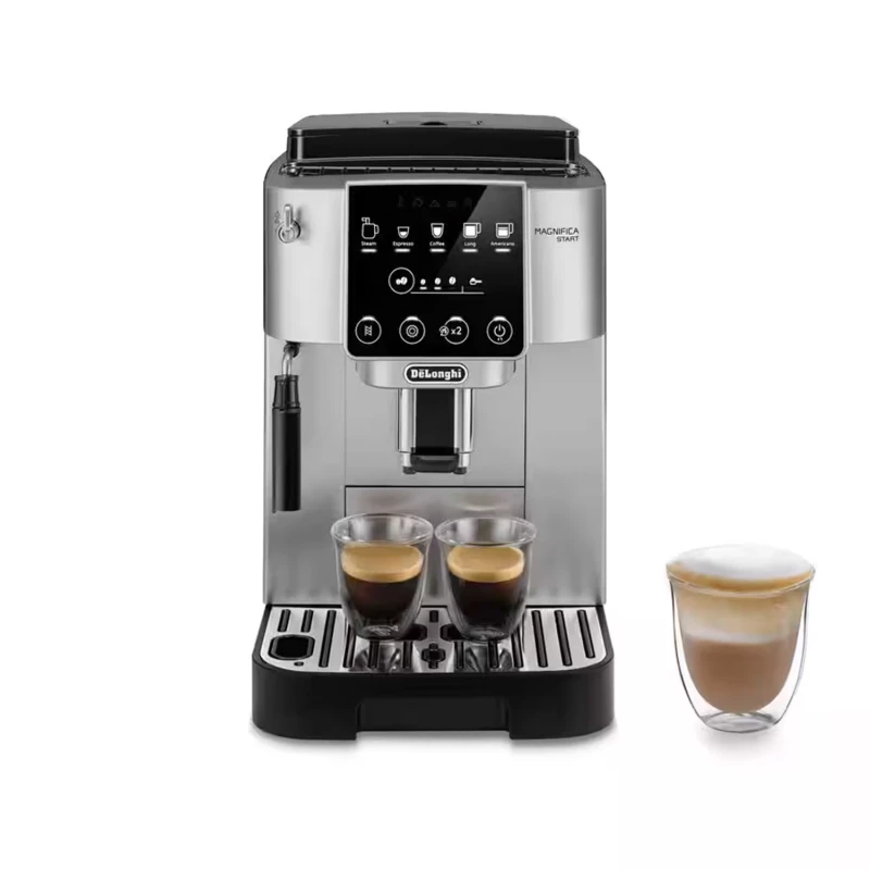 Aparat za espresso kafu sa mogućnošću pravljenja dvije šoljice kafe istovremeno.