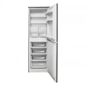 Samostojeći frižider sa zamrzivačem Indesit, sivi.