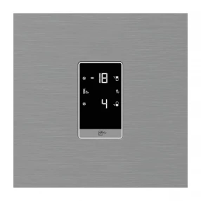 Kontrolni panel samostojećeg frižidera sa zamrzivačem, Beko,  sivi, dvoja vrata