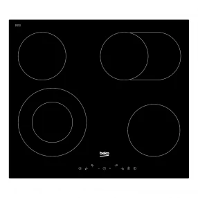 Ugradbena staklokeramička ploča za kuvanje Beko, crna