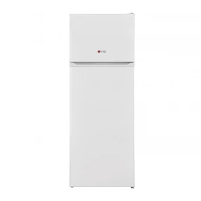 Prednja strana samostojećeg frižidera sa zamrzivačem Vox, bijeli