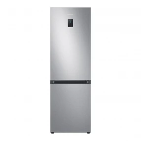 Prednja strana samostojećeg frižidera sa zamrzivačem Samsung, sivi