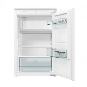 Unutrašnjost ugradbenog frižidera sa komorom Gorenje, bijeli