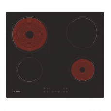 Staklokeramička ploča sa 4 zone za kuvanje.