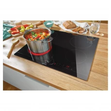 Ugradbena staklokeramička ploča za kuvanje sa hranom Gorenje, crna