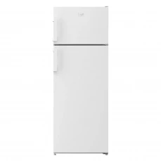 Prednja strana samostojećeg frižidera sa zamrzivačem Beko, bijeli, dvoja vrata