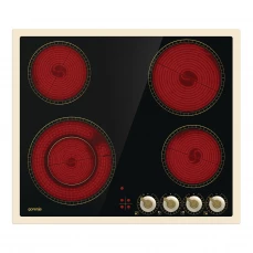 Ugradbena staklokeramička ploča za kuvanje sa uključenim grejnim površinama Gorenje, crna