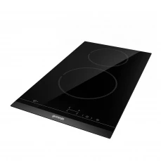 Ugradbena staklokeramička ploča za kuvanje sa dvije grejne površine Gorenje, crna