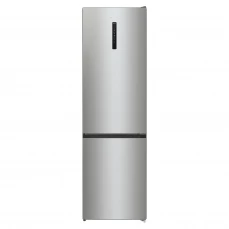 Prednja strana samostojećeg frižidera sa zamrzivačem Gorenje, sivi