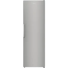 Samostojeći frižider sive boje sa EcoMode programom rada za uštedu energije.