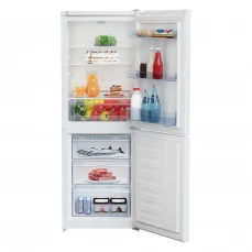 Unutrašnjost samostojećeg frižidera sa zamrzivačem Beko, bijeli, dvoja vrata