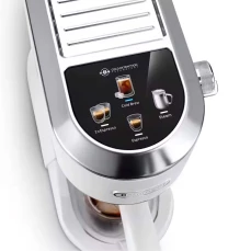 Aparat za espresso kafu sa displejem.