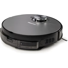 Robot usisivač sa spremnikom za vodu za čišćenje ravnih podova.